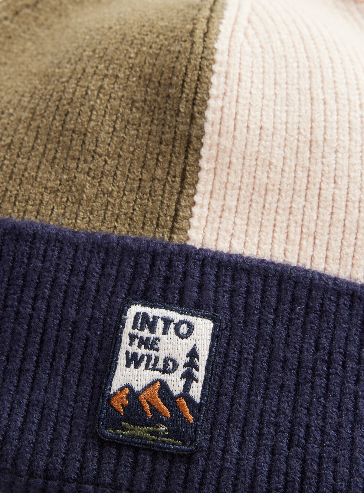 Colourblock Beanie Hat 6-9 years - Image 2 thumbnail